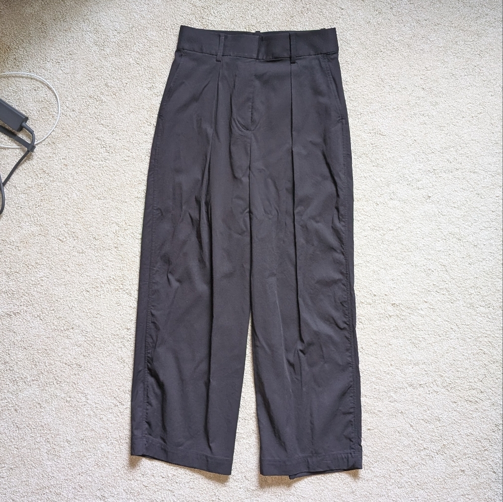 Lululemon Modal-Blend Pleated High-Rise Trouser *Hemmed To 25.5" Inseam